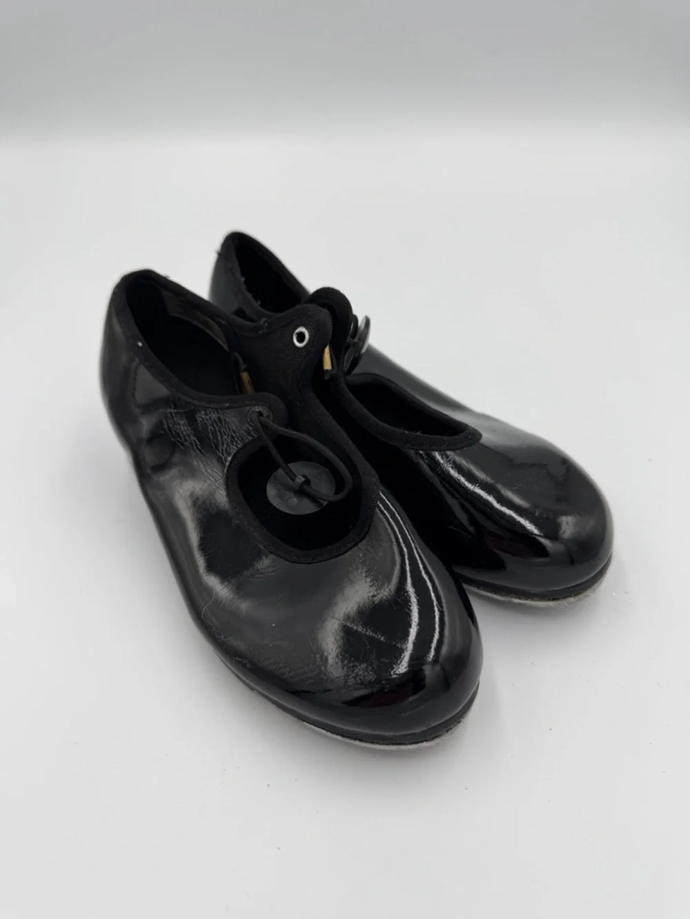 Bloch Toddler Girls 10.5 Black Patent Mary Jane Tap Dance Shoes